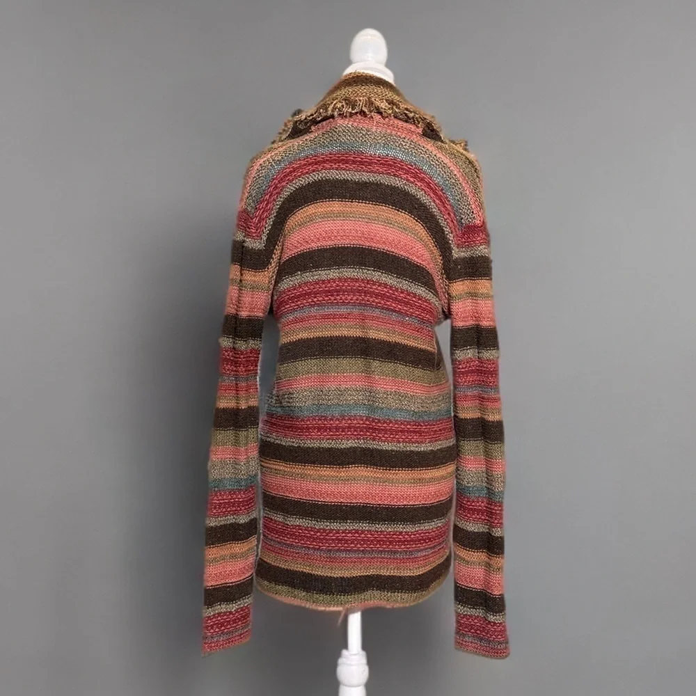 Exquisite Ralph Lauren Denim and Supply Multicolor Fringe Cardigan 💋 - Picture 2 of 11
